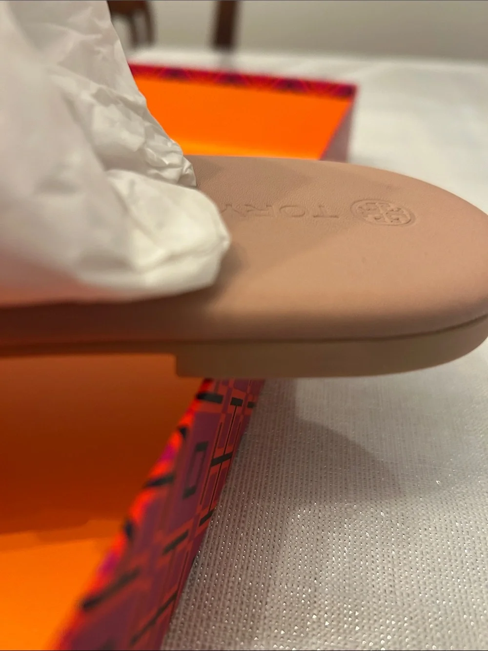 Tory Burch light sand Miller calf leather sandal 10.5 BNWT